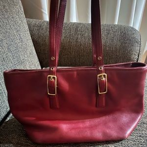 Red Coach Purse